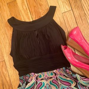 Vintage Signature by Sangria handkerchief dress